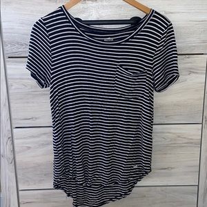 Hollister short sleeve striped shirt
